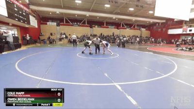 167 lbs Cons. Round 1 - Owen Beidelman, Miramonte High School vs Cole Mapp, Tamalpais High School