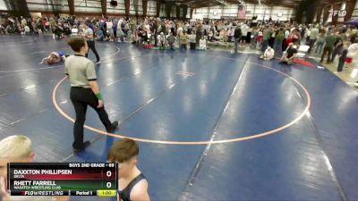 69 lbs Quarterfinal - Daxxton Phillipsen, Delta vs Rhett Farrell, Wasatch Wrestling Club