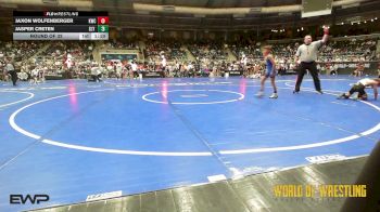 67 lbs Round Of 32 - Jaxon Wolfenberger, Keystone Wrestling Club vs Jasper Creten, Sly Fox
