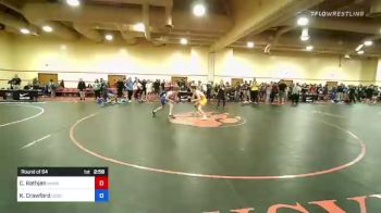 65 kg Round Of 64 - Caleb Rathjen, Hawkeye Wrestling Club vs Kolten Crawford, Dubuque Wrestling Club