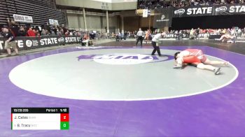 1B/2B 285 Quarterfinal - Brock Tracy, Lind-Ritzville vs Joseph Cates, Okanogan