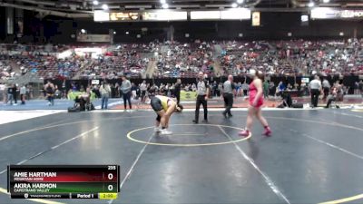 235 lbs Quarterfinal - Amie Hartman, Mountain Home vs Akira Harmon, Capistrano Valley