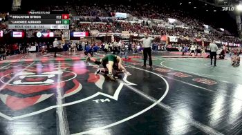 A - 144 lbs Champ. Round 1 - Landree Aurand, Whitefish vs Stockton Stroh, Fergus (Lewistown)