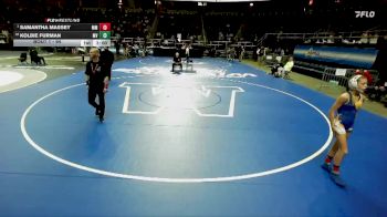 94 lbs Champ. Round 1 - Samantha Massey, Mount Markham-3 vs Kolbie Furman, Minisink Valley-9