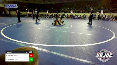 86 lbs Final - Enrique Tellez Jr, Maize WC vs Charlie Flanery, Cowboy Wrestling Club