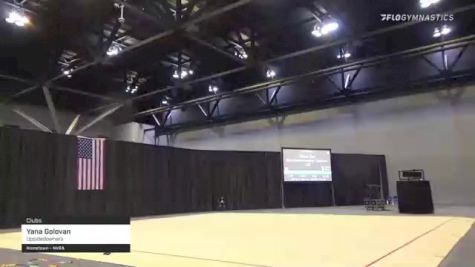 Yana Golovan - Clubs, Upsidedowners - 2021 USA Gymnastics Championships
