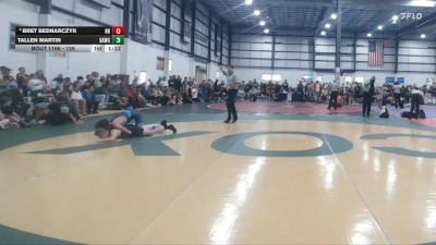 126 lbs Champ. Round 2 - Tallen Martin, South Augusta Wrestling Club vs Bret Bednarczyk, Hanover Hawkeye