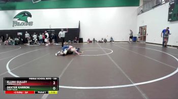 135 lbs Quarterfinal - Dexter Karron, Team Tulsa vs Elijah Gulley, Lawrence Elite