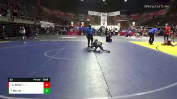 63 lbs Semifinal - Austin Miller, USA Gold Wrestling Club vs Tanner Baxter, California
