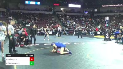 116 lbs Semifinal - Arieana Arias, Selma vs Alex Waitsman, El Camino Real