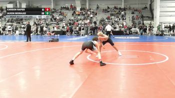 106 lbs Quarterfinal - Carson Raper, NC vs Jaxon Moralez, NM