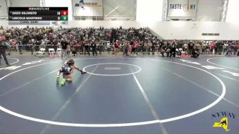 88 lbs Cons. Semi - Enzo Diloreto, Xtreme Wrestling vs Lincoln Martinez, Brawler Elite