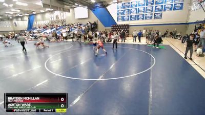 100 lbs Cons. Semi - Brayden McMillan, Team Prestige vs Ashton Ware, Stallions Wrestling Club