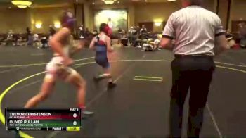 90 lbs Round 1 (4 Team) - Trevor Christenson, MO Outlaws vs Oliver Pullam, The Untouchables Purple