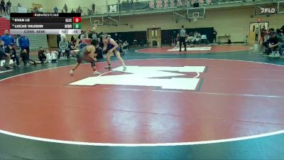 138 lbs Cons. Semi - Lucas Vaughn, Newberg vs Evan Le, Glencoe