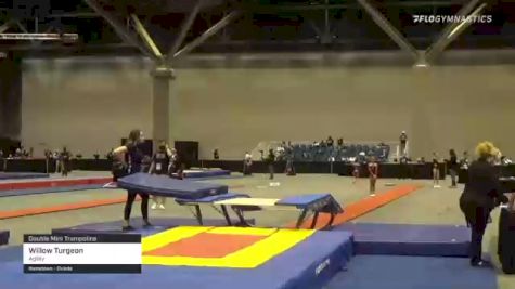 Willow Turgeon - Double Mini Trampoline, Agility - 2021 USA Gymnastics Championships