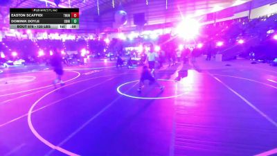 120 lbs Consi Of 16 #1 - Easton Scaffidi, Thunder Cats vs Dominik Doyle, Conifer Lobos