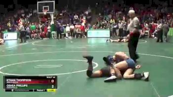 132 lbs Champ. Round 1 - Oshea Phillips, Centerville vs Ethan Thompson, Beech Grove
