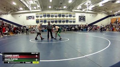 138 lbs Cons. Semi - Conner Haney, Medina Highland (A), OH vs David Purtee, Clay (Oregon)