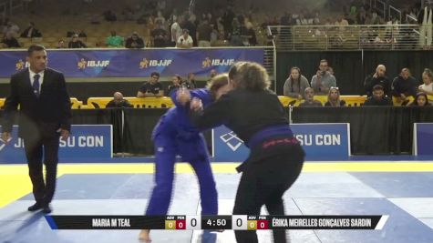 Érika Meirelles Gonçalves Sardin vs Maria M Teal 2026 Pan Jiu Jitsu IBJJF Championship