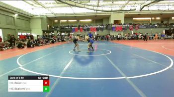 165 lbs Consi Of 8 #2 - Carson Brown, Bacon Academy vs Danilo Scalizitti, New Milford