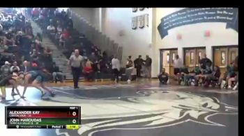 113 lbs Wrestleback 2 - Alexander Kay, Canyon View vs John Maroudas, TEMECULA VALLEY B