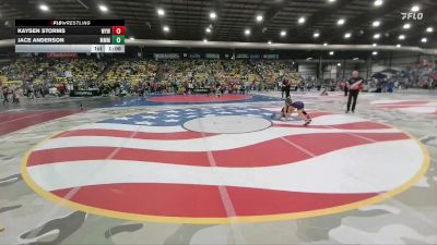 85 lbs Champ. Round 1 - Jace Anderson, Moorcroft Mat Masters vs Kaysen Storms, Winner Youth Wrestling