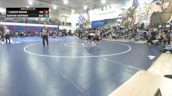 190 lbs Champ. Round 1 - Landon Moore, Post Falls vs Sawyer Hartman, Mountain Home