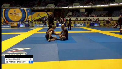 JORGE VALLADARES vs NOLAN PATRICK BRAGA STUART 2022 World IBJJF Jiu-Jitsu No-Gi Championship