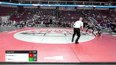 114 lbs Consy Rd Ii - Blake Haines, Gettysburg vs Francis Perri, Central Dauphin