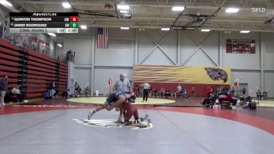 157 lbs Cons. Round 2 - Jared Rodriguez, Grand View (Iowa) vs Quinton Thompson, Coe