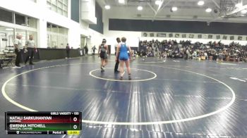 155 lbs Champ. Round 2 - Gwenna Mitchell, Temescal Canyon vs Natali Sarkuhanyan, Burbank