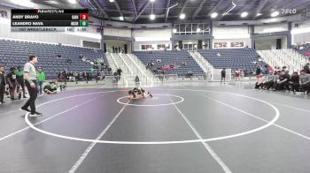120 lbs 1st Wrestleback - Leandro Nava, McIntosh vs Andy Bravo, Gainesville