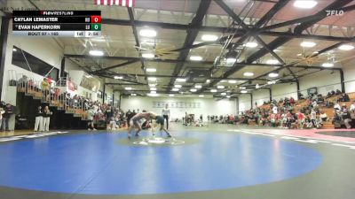 165 lbs Champ. Round 2 - Evan Haferkorn, Lakeland University vs Caylan LeMaster, Heidelberg
