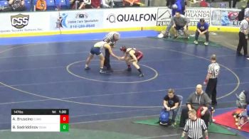 147 lbs Semifinal - Anthony Bruscino, Cumberland Vly vs Bekhruz Sadriddinov, Council Rock South