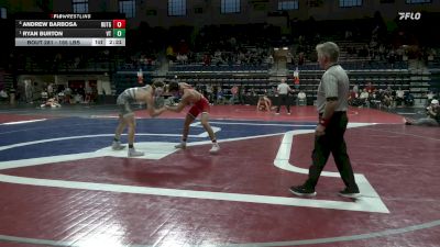 165 lbs Semifinal - Andrew Barbosa, Rutgers vs Ryan Burton, Virginia Tech