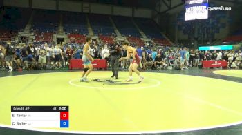 120 lbs Cons 16 #2 - Easton Taylor, Kansas vs Carter Bailey, California