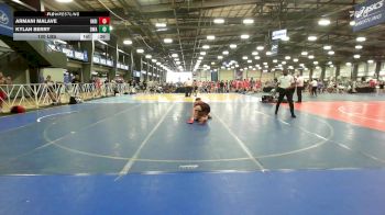 120 lbs Rr Rnd 1 - Armani Malave, Indiana Outlaws Gray vs Kylan Berry, Diesel Wrestling Academy