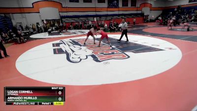 165 lbs Cons. Round 3 - Logan Cormell, Otterbein vs Armando Murillo, North Central (IL)