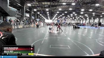 100 lbs Rd# 4- 2:00pm Friday Final Pool - Zayd Muhammad, Backyard Brawlers vs Bryce Siem, Minnesota Funky Singlets