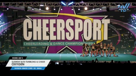 Element Elite Tumbling & Cheer - OXYGEN [2025 L4 Senior Coed - D2 - Small Day 3] 2025 CHEERSPORT National All Star Cheerleading Championship