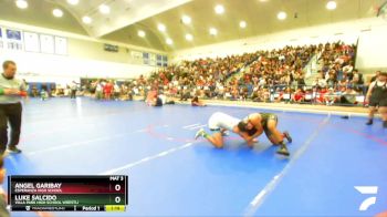 190 lbs Champ. Round 1 - Angel Garibay, Esperanza High School vs Luke Salcido, Villa Park High School Wrestli