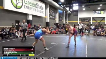 148 lbs Round 5 (6 Team) - Ryen Hickey, FEWTeamIowa vs Kareli Cadena, SOTM Pink
