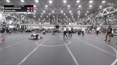 130 lbs Round 1 (6 Team) - Narayah Rodriguez, CTWHALE vs Sheyna Cruz, All I See Is Gold Academy