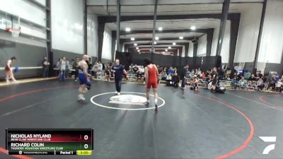 189.6-202 Round 2 - Nicholas Nyland, Bear Claw Wrestling Club vs Richard Colin, Thunder Mountain Wrestling Club