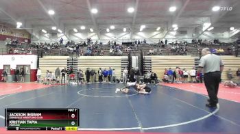 126 lbs Champ. Round 2 - Jackson Ingram, Zionsville Wrestling Club vs Kristian Tapia, Portage