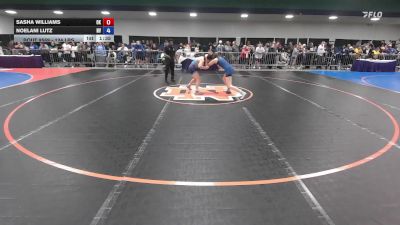 124 lbs Consi Of 16 #2 - Sasha Williams, OK vs Noelani Lutz, NV