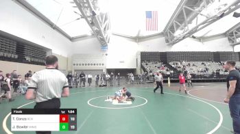 81 lbs Final - Tyler Conzo, Revival Orange vs Jaxten Bowler, Minion Black