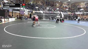 285 lbs Cons. Round 3 - DJ Hund, Easton-Pleasant Ridge HS vs Camden Jackson, Osage City HS
