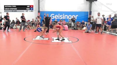 35 lbs Rr Rnd 6 - Victoria Thiel, Lady Warriors United - W vs Leeah Stephen, Valkyrie Girls WC - W